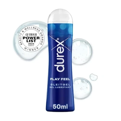 Abbildung von Durex Play Feel Gleitgel Wasserbasiertes Gleitmittel für angenehme Gleitfähigkeit, sanft &amp; pH freundlich 50 ml