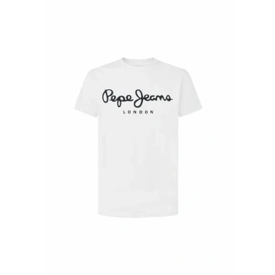 Abbildung von Pepe Jeans Original Stretch Tshirt print, Herren, Größe: XS, White