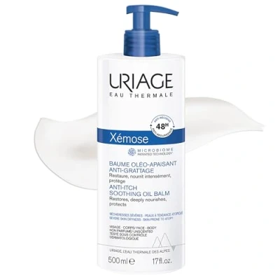 Abbildung von Uriage Xémose Anti Juckreiz Beruhigungsbalsam Öl 500ml Körper und Gesichtspflege Tiefgehende Feuchtigkeitsspende, Beruhigt Juckreiz, Intensive Hydratation 48h, Balsam zu Formel