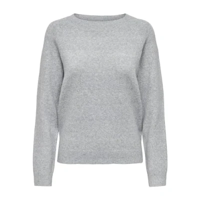 Abbildung von ONLY Onlrica LIFE Strickpullover, Damen, Größe: XS, Light grey melange
