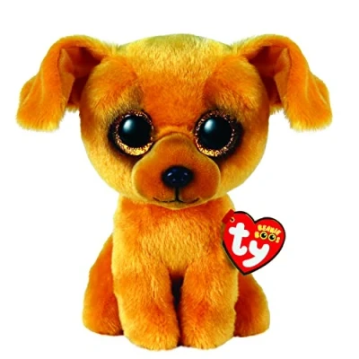 Abbildung von Ty Beanie Boos Hellbrauner Hund Zuzu 15 cm, 2009294