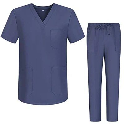 Abbildung von MISEMIYA Unisex Schrubb Set Medizinische Uniform mit Oberteil und Hose ref.8178 X Large, Blau 37 21