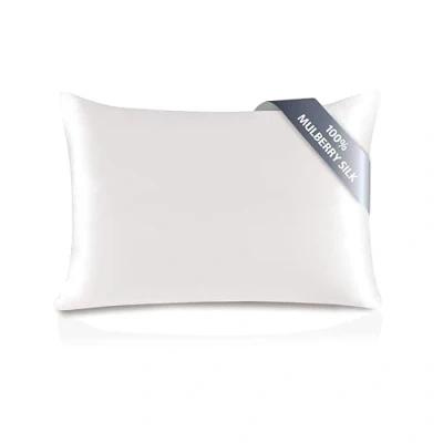 Abbildung von Townssilk 19 Momme 100% Seide Kissenbezug 1 Stück 40x60cm Naturalwhite