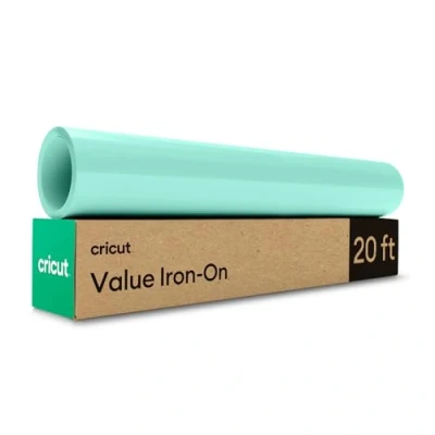 Abbildung von Cricut 2011129 Value Iron On, Vinyl, Minze, 6m (20ft)