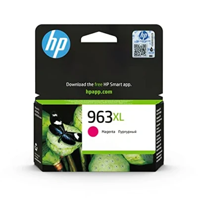 Abbildung von HP 963XL (3JA28AE) Rot Original Druckerpatrone mit hoher Reichweite für OfficeJet Pro 9010, 9012, 9015, 9016, 9019, 9020, 9022, 9025, Magenta