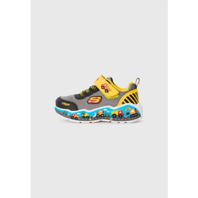 Abbildung von Skechers PLAY Scene Sneaker low für Kinder, Größe: 24, Black/grey/yellow Schuhe