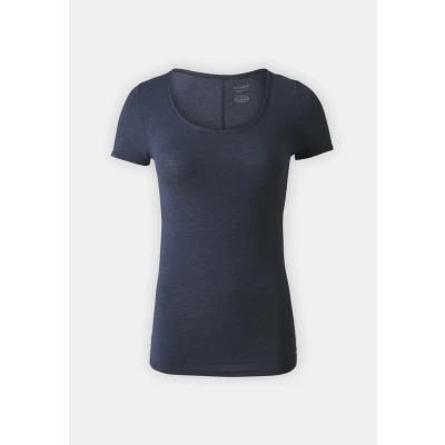Abbildung von Schiesser Kurzarm Atmungsaktiv Personal FIT Unterhemd/shirt, Damen, Größe: Small, Nachtblau