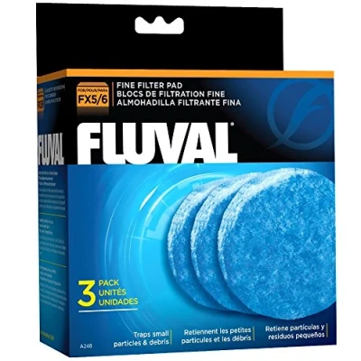 Abbildung von Fluval Feinfilter Schaumstoffpatrone, für Außenfilter FX4, FX5 und FX6, 3er Pack