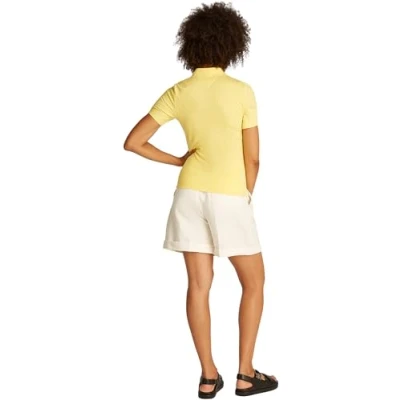 Abbildung von Tommy Hilfiger Poloshirt, Damen, Größe: Medium, Citronella