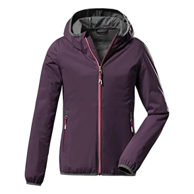 Abbildung von killtec Mädchen KOS 164 GRLS Sftshll Jckt Lightweight Jacke mit Stehkragen packbar JCKT, pflaume, 164, 38362 000