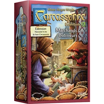 Abbildung von Asmodee CARC04N Z Tabletop_Game, Erweiterung 2: Händler &amp; Baumeister