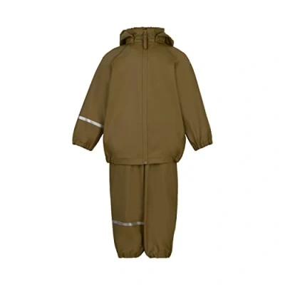 Abbildung von CeLaVi Unisex Kids Basic Recycle PU Rainwear Set, Nutria, 110