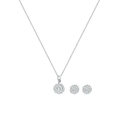 Abbildung von Elli Jewelry SET Classic Ohrringe, Damen, Größe: 45, White
