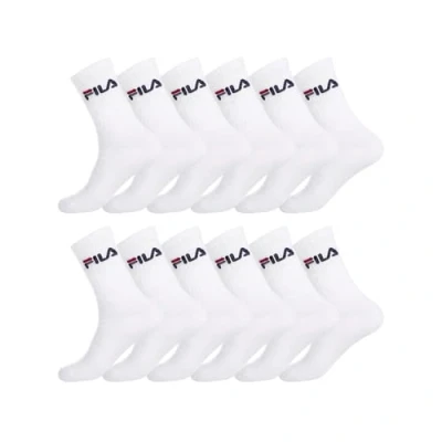 Abbildung von Fila Herren Sportsocken FILA/AM/TNX12 (12er Pack), Weiß, 43/46