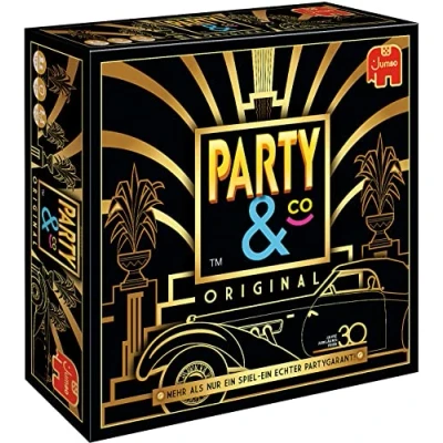 Abbildung von Jumbo Party &amp; Co. Original 30 Jahre Jubiläumsfeier Brettspiel, von 3 bis 20 Spielern, ab 14 Jahren, Spiel auf Deutsch, Keine