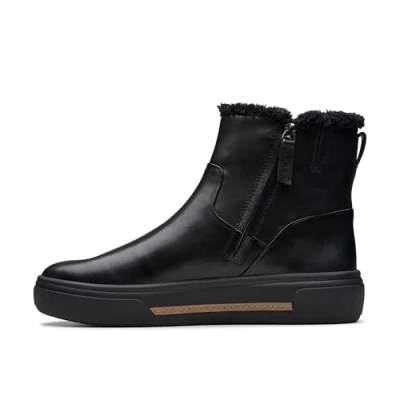 Abbildung von Clarks Hollyhock LANE Plateaustiefelette, Damen, Größe: 39.5, Black Schuhe
