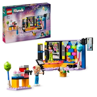 Abbildung von LEGO 42610 Friends Le Karaoké, Jouet Musical avec Poupées et Figurines Liann Nova un Gecko