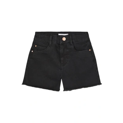 Abbildung von Name it Nkfrandi Dnmtaya Jeans Shorts für Kinder, Größe: 92, Black denim