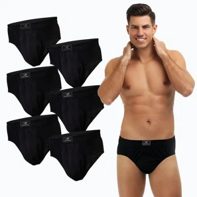 Abbildung von 6 12 Slips Herren Unterhosen Männer Slip Unterwäsche (6 stück, M)