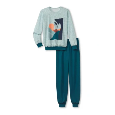 Abbildung von Calida Toddlers Universe Nachtwäsche Set für Kinder, Größe: 80, Peacoat blue