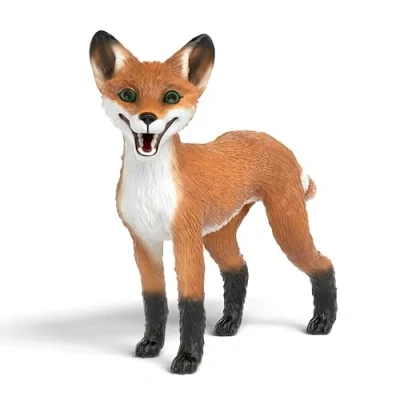 Abbildung von schleich 14908 Rabbat der Fuchs, ab 3 Jahren, Die Schule magischen Tiere Spielfigur, 10 x 7 cm
