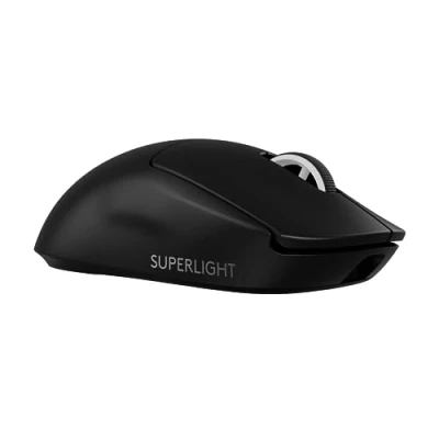 Abbildung von Logitech G PRO X Superlight 2 Lightspeed Kabellose Gaming Maus, Lightweight, LIGHTFORCE Hybrid Schalter, Hero Sensor, 32.00DPI, 5 programmierbare Tasten, USB C Ladung, PC &amp; Mac Schwarz
