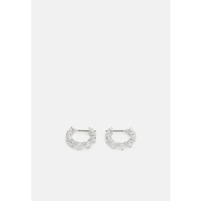 Abbildung von Swarovski Millenia HOOP Triangle Ohrringe silvercoloured/transparent, Damen, Größe: One Size, Silver coloured/transparent