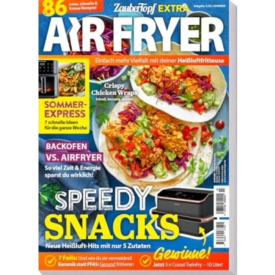Abbildung von AIR FRYER by Zaubertopf 03/2025 EInfach mehr Vielfalt mit deiner Heißluftfritteuse