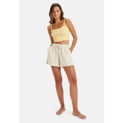 Abbildung von Roxy Lekeitio Break MID Bikinihose, Damen, Größe: Medium, Beige