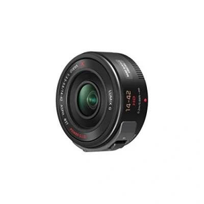 Abbildung von Panasonic H PS14042E LUMIX G X Vario Powerzoom 14 42 mm F3.5 5.6 ASPH. Objektiv (28 44 KB, Power O.I.S. Bildstabilisator, Motorzoom) schwarz