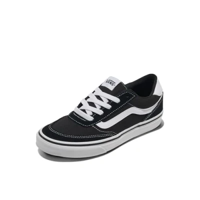 Abbildung von Vans Herren Brooklyn Ls Sneaker, Wildleder/Canvas Schwarz/Weiß, 42 EU