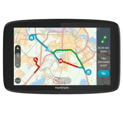 Abbildung von TomTom Pkw Navi GO 520 (5 Zoll, Updates via WiFi, Karten Welt, Stauvermeidung dank Traffic über Smartphone)