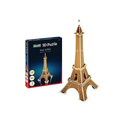 Abbildung von Revell 00111 Eifelturm, das Wahrzeichen von Paris Eiffel Tower Die Welt in 3D entdecken, Bastelspass für Jung und Alt, farbig