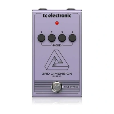 Abbildung von TC Electronic 3RD DIMENSION Chorus Analoge Vintage Pedalnachbildung mit 4 Tasten Effektauswahl und BBD Schaltung