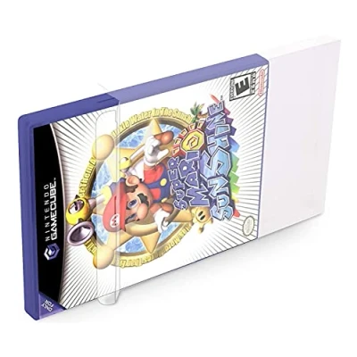 Abbildung von 10 X Kunststoff Schutzhulle fur Spielkassetten Kompatibel mit NINTENDO Gamecube, Wii, Wii U, SONY Playstation 2, MICROSOFT Xbox, Xbox 360 Konsole
