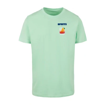 Abbildung von Mister Tee Vintage Spritz Tshirt print, Herren, Größe: Medium, Neo mint
