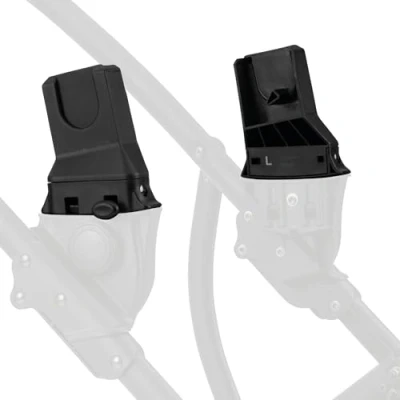 Abbildung von hauck Universal Adapter für Duett 2 und 4 zur Befestigung von Babyschalen (Cybex, Kiddy, Joie, Kinderkraft, Maxi Cosi), Kinderwagen Reisesystem (Schwarz)