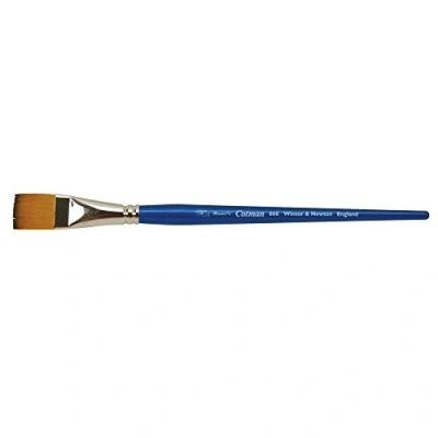 Abbildung von Winsor &amp; Newton 5306119 Cotman Aquarell Synthetikhaar Pinsel 666 Ein Strich Pinsel, langer Stiel mit exzellenter Sprungkraft, Farbtragekraft und Punktgenauigkeit 3/4 &quot; 19 mm