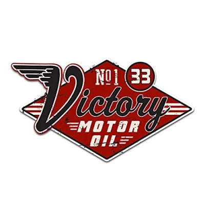 Abbildung von Finest Folia Retro Vintage Aufkleber Sticker Old School Ace Kult Rockabilly (R147 2 Victory)