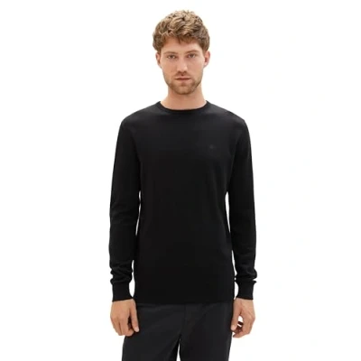 Abbildung von TOM TAILOR Herren Basic Strickpullover mit Crewneck