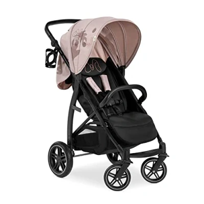 Abbildung von hauck Buggy Rapid 4D für Kinder ab Geburt bis 22 kg mit Liegefunktion, Gummireifen, Getränkehalter, UPF 50+, Klein Zusammenklappbar, XL Korb 3 (Minnie Mouse Rose)