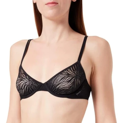 Abbildung von Calvin Klein Damen Demi Plunge BH Unlined mit Stretch, Schwarz (Black), 75C