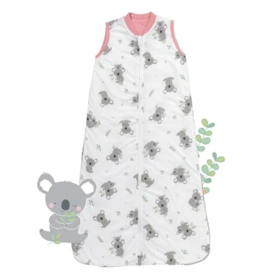 Abbildung von schlummersack Schlafsack Baby Sommer 90 cm dünn Koala Babyschlafsack Frühjahr 1.0 Tog 1 Baumwolle