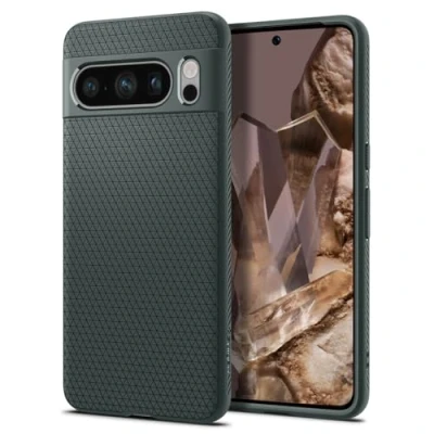 Abbildung von Spigen Liquid Air Hülle Kompatibel mit Google Pixel 8 Pro Abyss Green