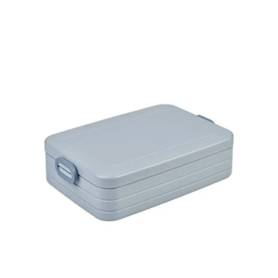 Abbildung von Mepal Brotdose Large To Go Lunchbox für 4 Sandwiches oder 8 Brotscheiben Meal Prep Box Erwachsene Essenbox mit Unterteilung Nordic blue