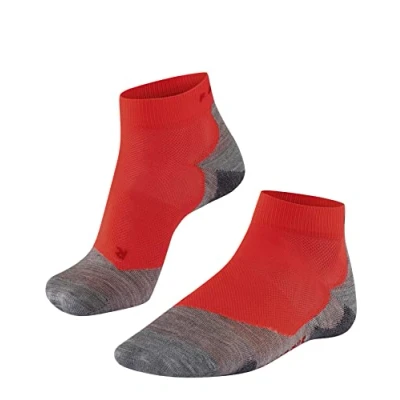 Abbildung von FALKE Herren Laufsocken RU5 Race Short M Sso Funktionsmaterial antiblasen 1 Paar, Rot Neon Red 8584, 39 41