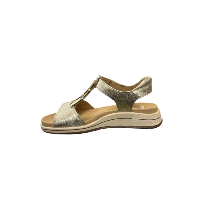 Abbildung von ara Keilsandalette, Damen, Größe: 37, Goud Schuhe