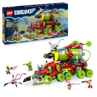 Abbildung von LEGO DREAMZzz 2 in 1 Mateos Sprühdosen Truck Spielzeug mit Bauvarianten, 5 Minifiguren inkl. Copper und Mr. Oz Kreatives Geschenk zum Geburtstag für Jungen &amp; Mädchen ab 9 Jahren 71499