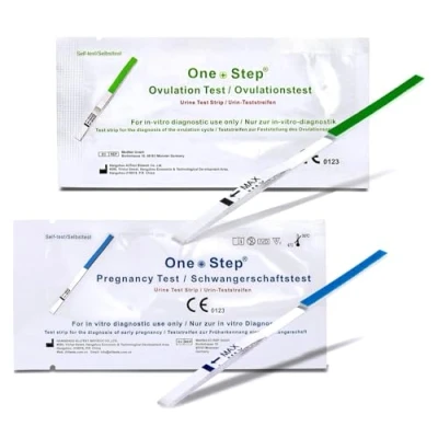 Abbildung von One+Step Kombipaket 40 x Ovulationstest und 10 Schwangerschaftstest Fruchtbarkeitstest für Frauen Eisprung