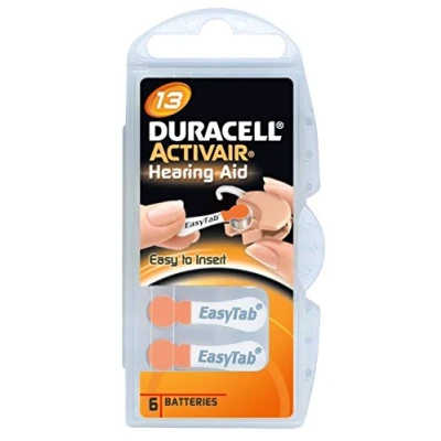 Abbildung von 60x Duracell Activair Typ 13 Orange Hörgerätebatterien